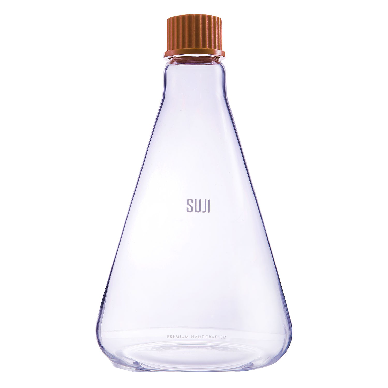 Bottle Conical 1000 ml, Screw Cap. GL 32, Brown