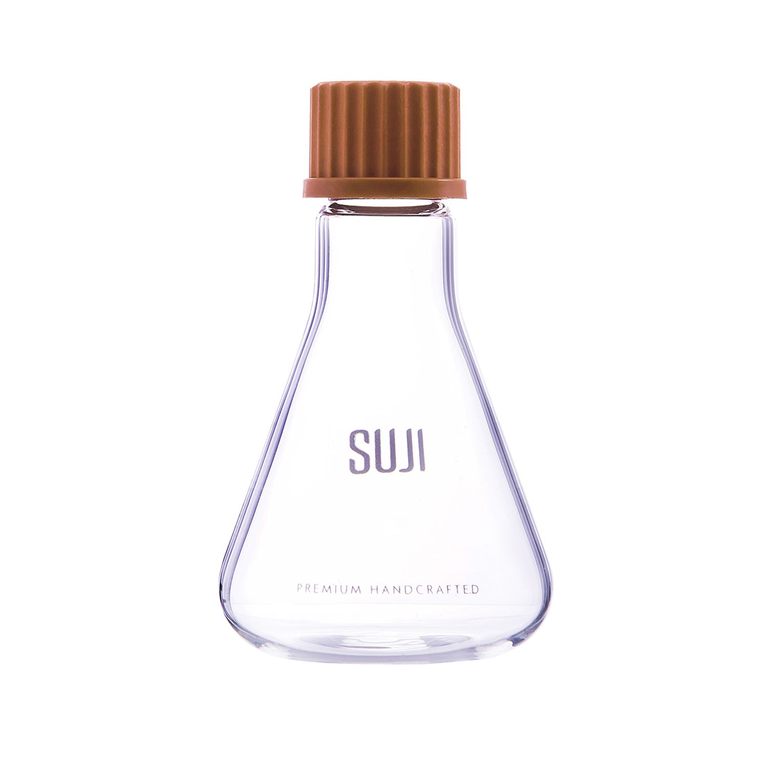 Bottle Conical 100 ml, Screw Cap. GL 25, Brown