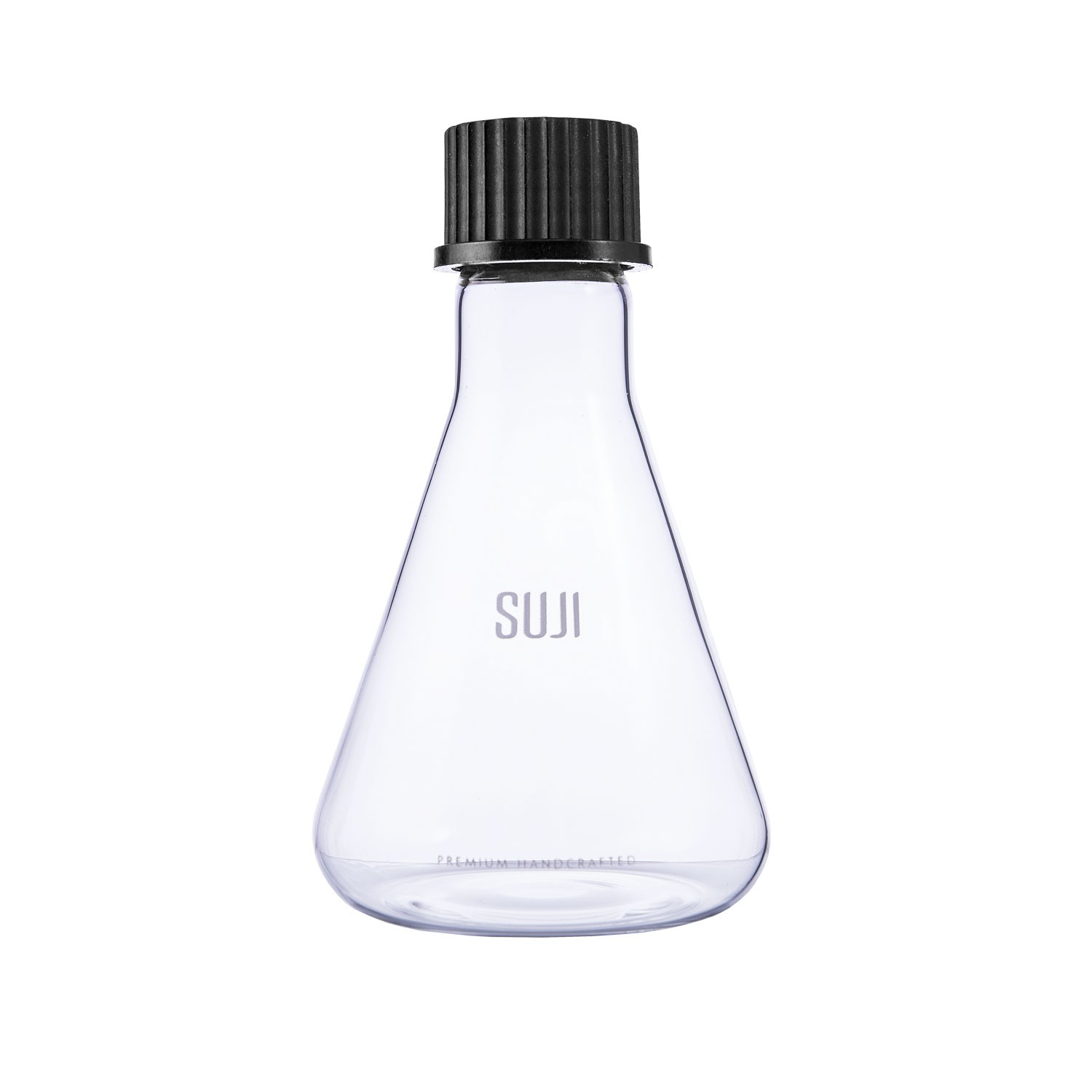 Bottle Conical 250 ml, Screw Cap. GL 32, Black