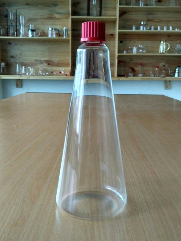 Bottle Tower 750 ml, Screw Cap, GL 25, Red