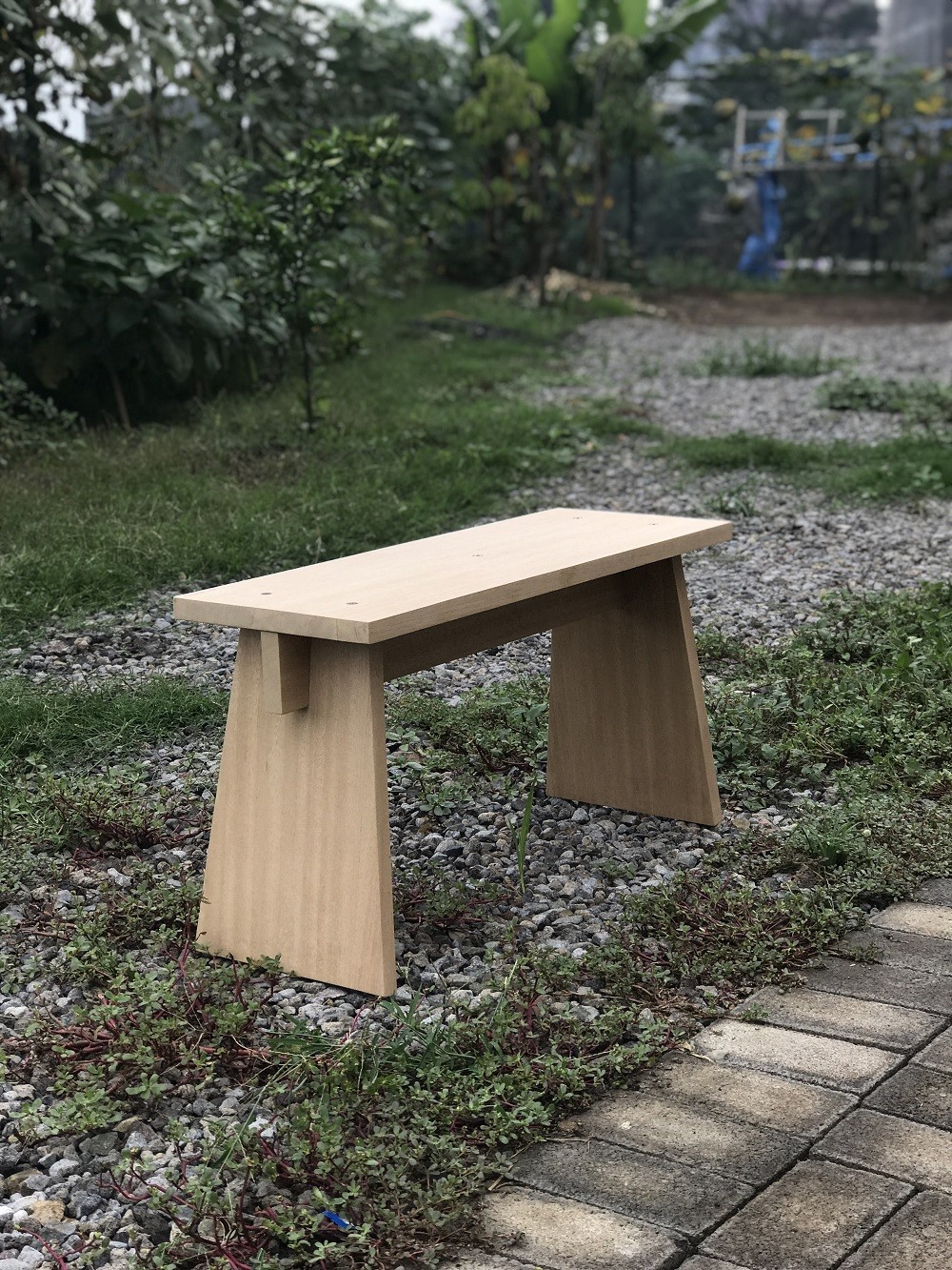 Mori Bench, merk Wof Wooden