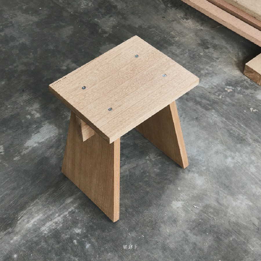 Mori Stool, merk Wof Wooden