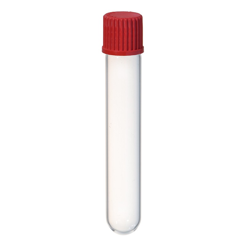 Sample Tube 150, Screw Cap GL 25, Red