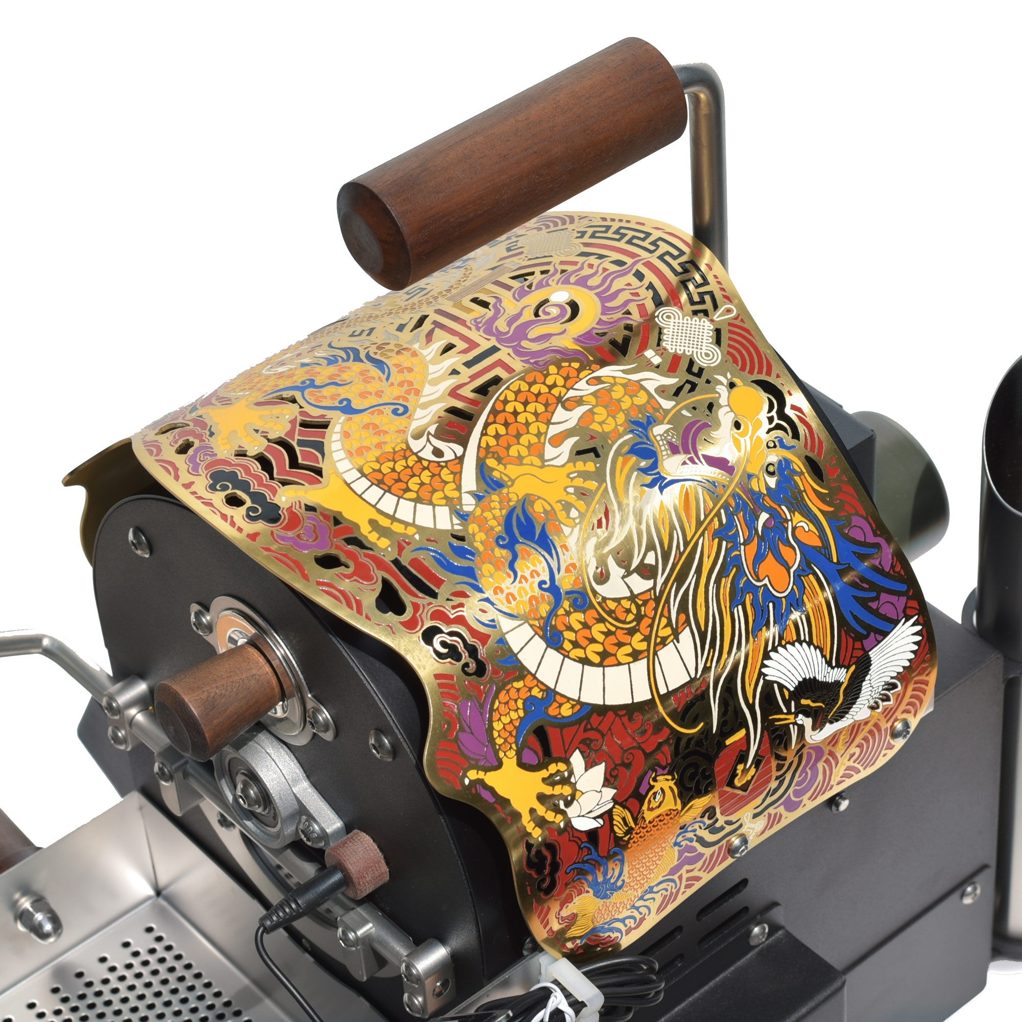 WE x SUJI Mini Roaster 100, Celestial Edition + Burner Unit with Precision Manometer
