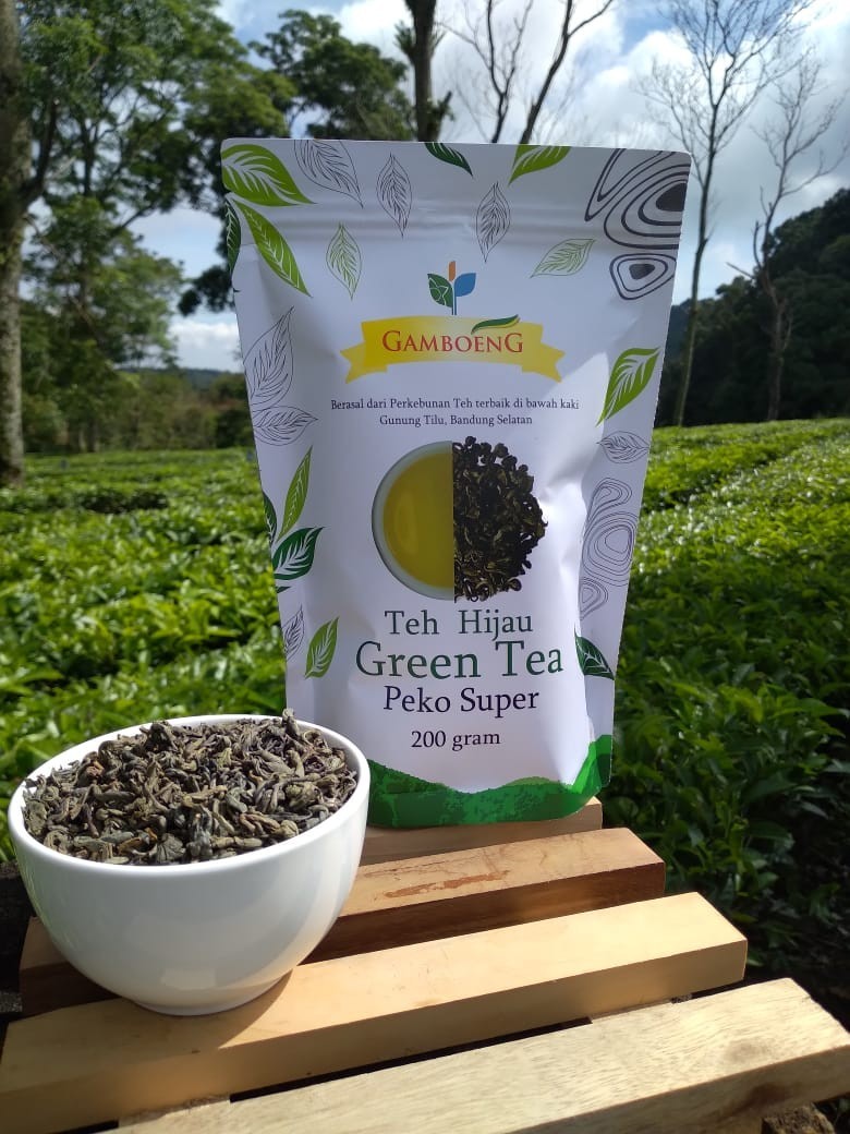 Green Tea Peko Super Pouch 200 gr, Gamboeng