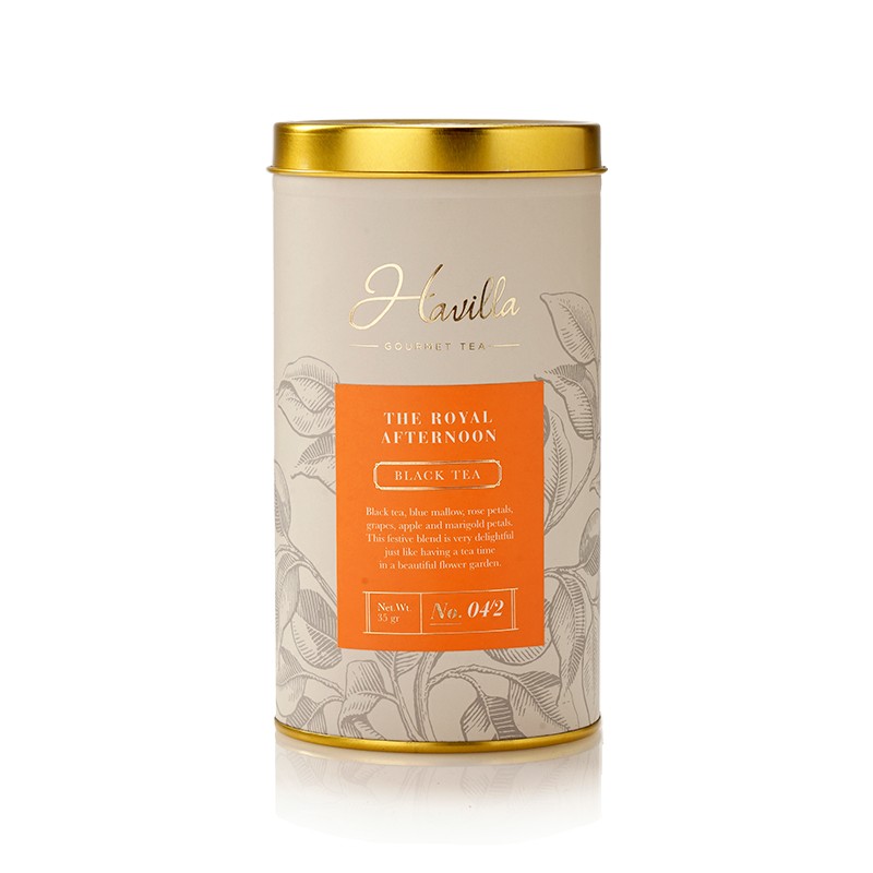 Royal Afternoon Tin 35 gr, Havilla Tea, Black Tea