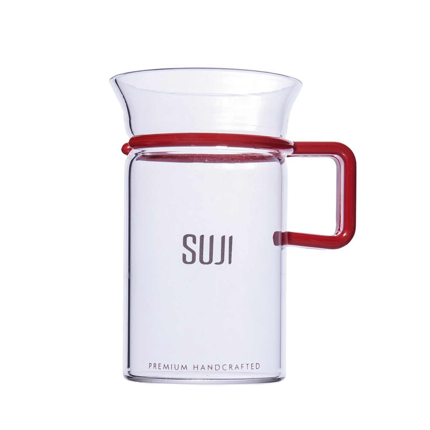 Mug 90, Plastic Handle, Red