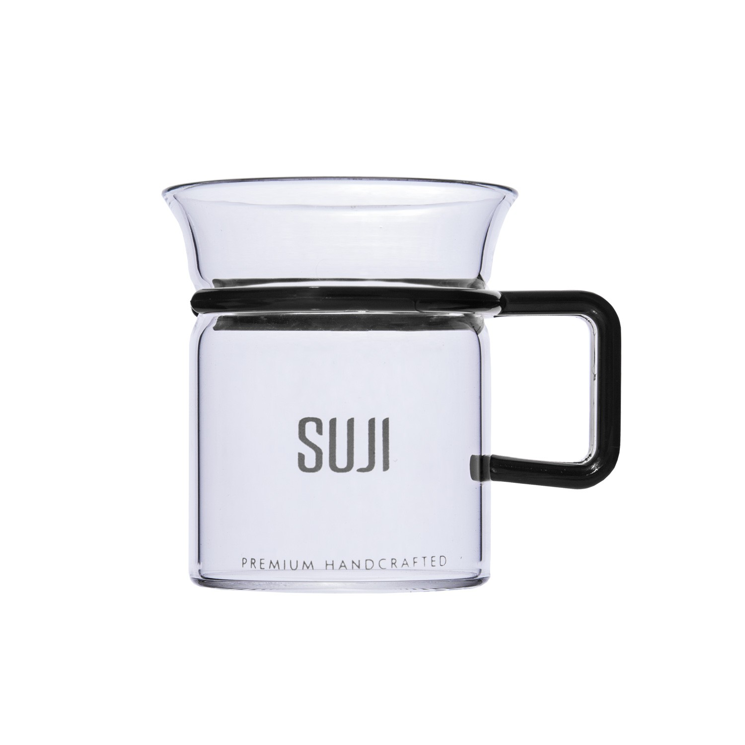 Mug 60, Plastic Handle, Black
