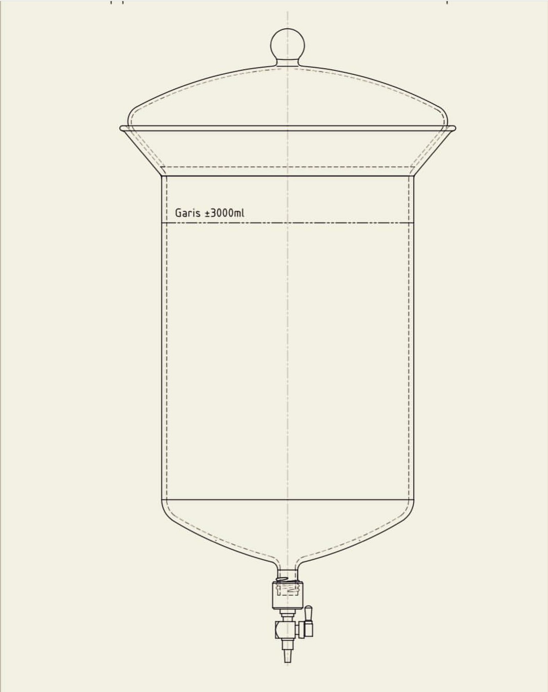 Dripper Head 3000 ml, Body