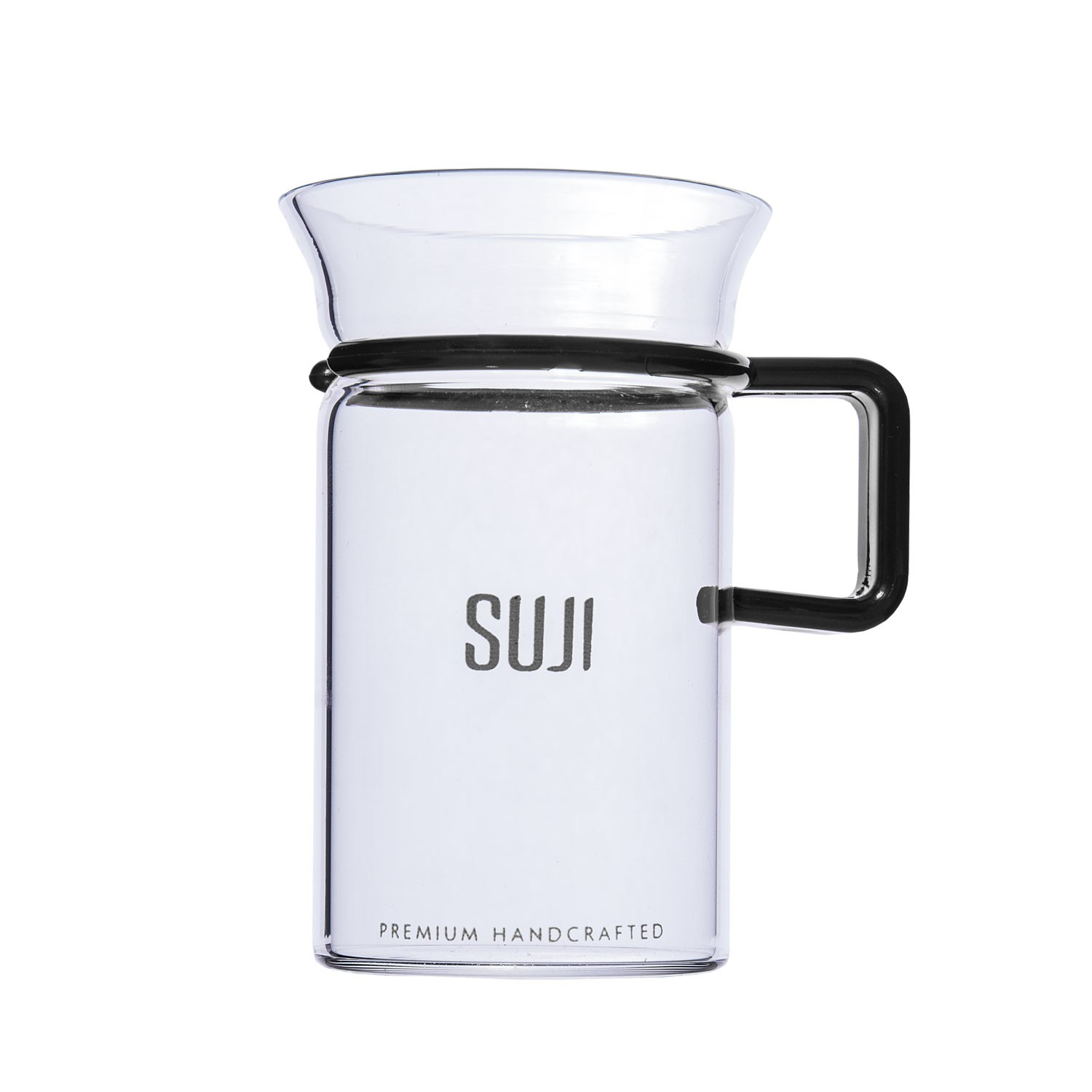Mug 90, Plastic Handle, Black